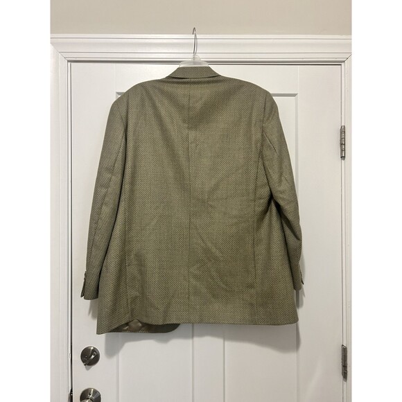Jack Victor Montreal Wool Tweed Lined Double Vent Blazer Sport coat 44R 3 Button - Picture 8 of 8